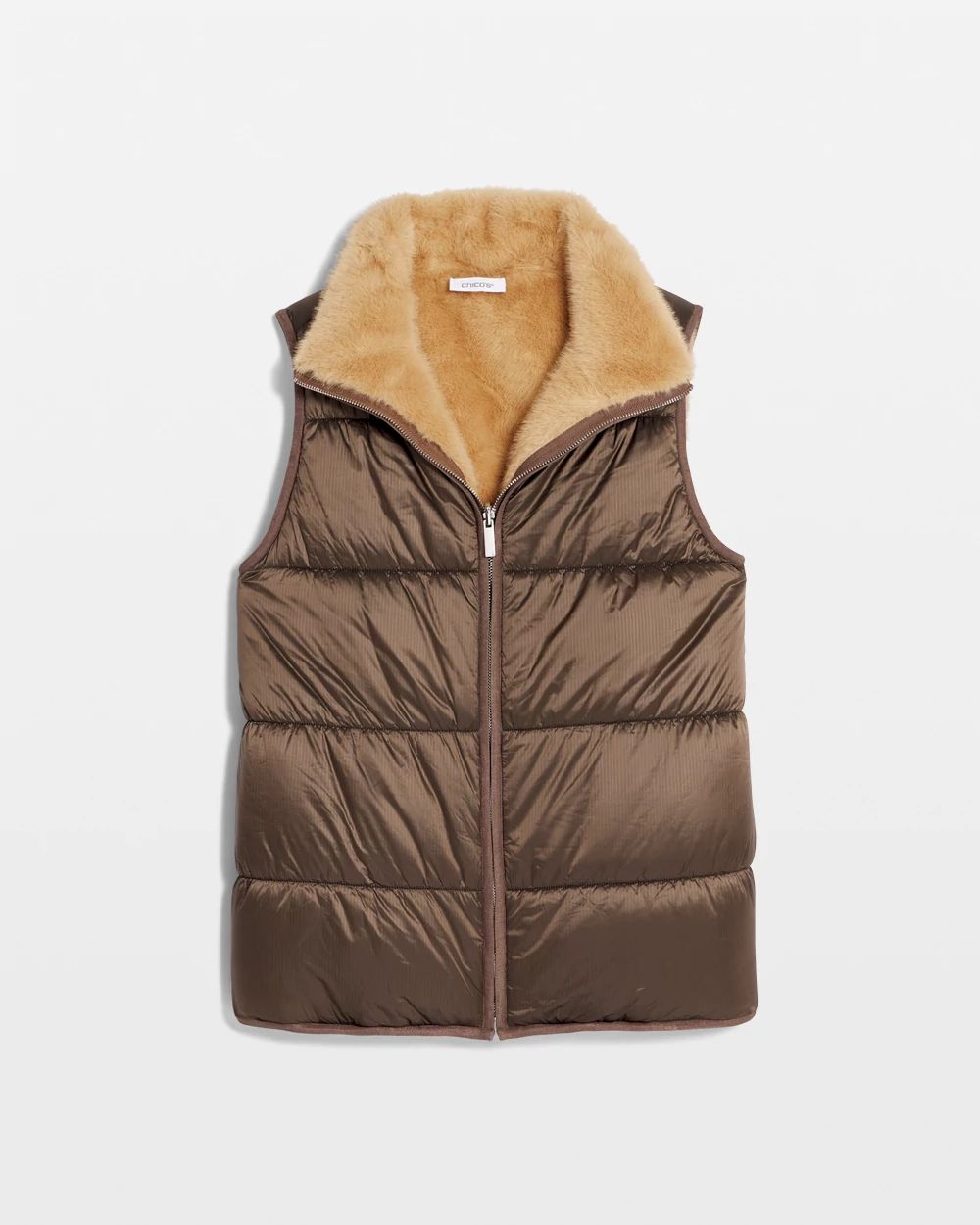 Zenergy® Reversible Faux-Fur Vest | Chico's Zenergy® Reversible Faux-Fur Vest | Chico's
